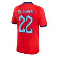 Anglicko Jude Bellingham #22 Vonkajší futbalový dres MS 2022 Krátky Rukáv